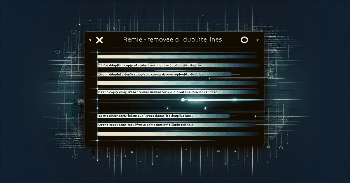 Remove Duplicate Lines - Dedupe Text Online | Delimiter.site